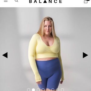 Balance Athletica Infinity Wrap Top